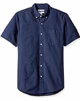 Plaid Oxford Shirt Men’s Standard-Fit Goodthreads Long-Sleeve